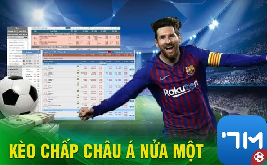 Kèo chấp Châu Á nửa trái 