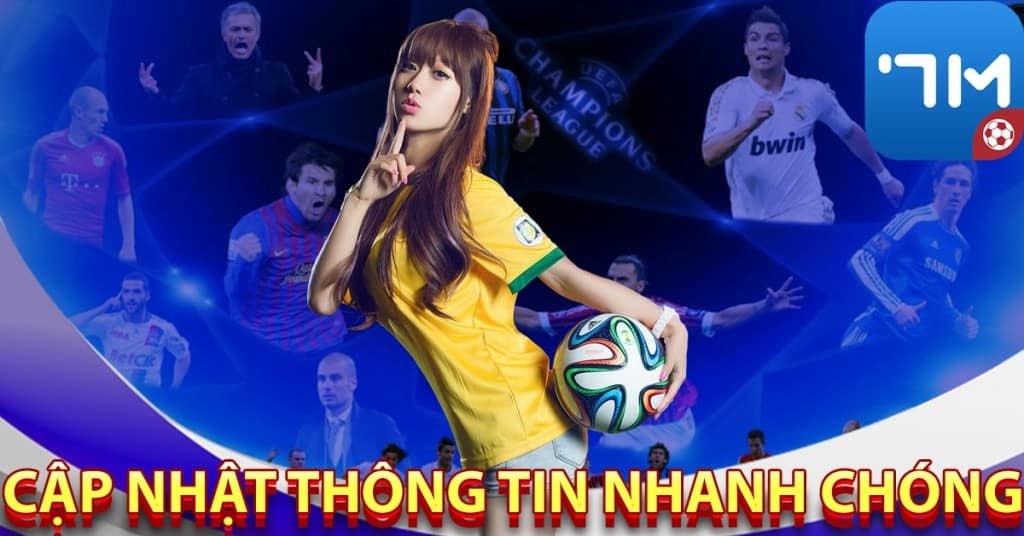 Quá trình cập nhật thông tin thể thao nhanh chóng