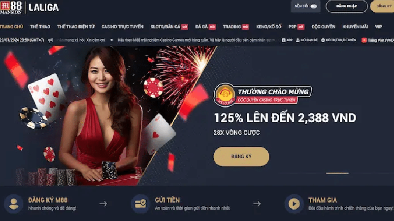 M88 nhà cái cá cược trực tuyến an toàn tuyệt đối
